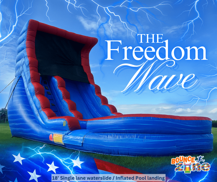 The Freedom Wave - 18ft. Waterslide